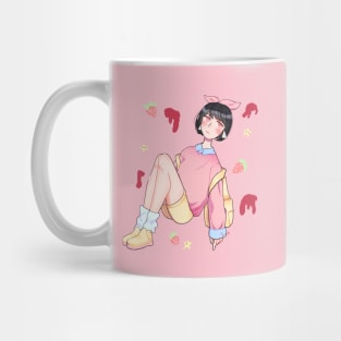 strawberry girl Mug